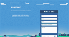 Desktop Screenshot of globet.com