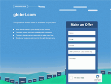 Tablet Screenshot of globet.com